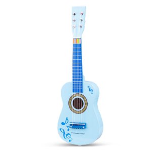 New Classic Toys Dětská kytara modrá s notami 10349