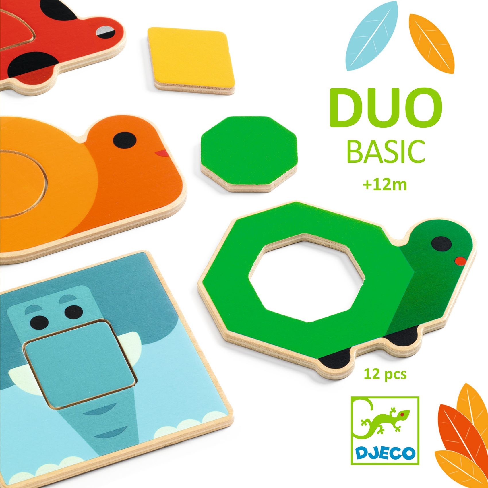 DJECO Vkládací puzzle DuoBasic DJ06216