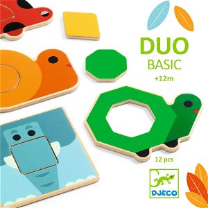 DJECO Vkládací puzzle DuoBasic DJ06216