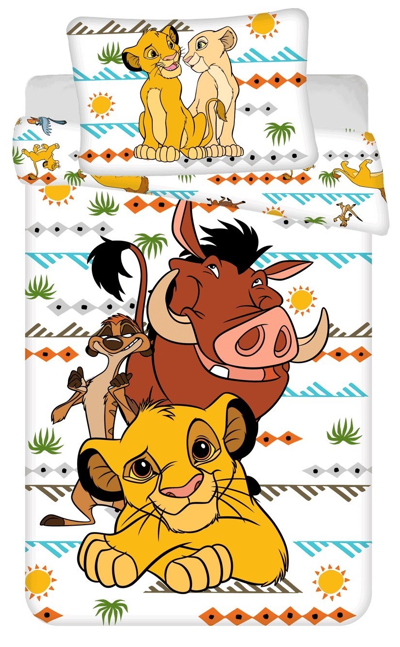 Jerry Fabrics povlečení Lion King Afrika 140x200 70x90 0120300-LIONKINGA