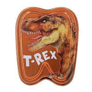 Depesche Germany Dino World Krabička na první zoubky T-Rex oranžová 3501196