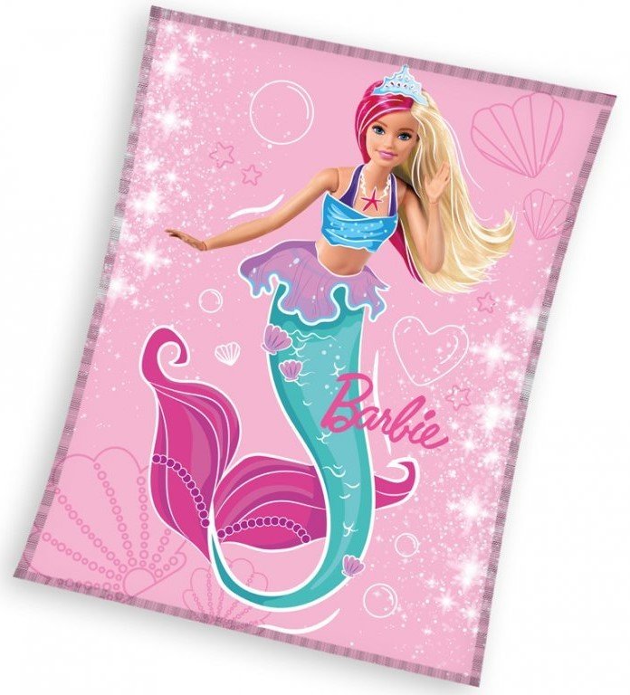 Carbotex Dětská deka Barbie Mořská Panna 594166