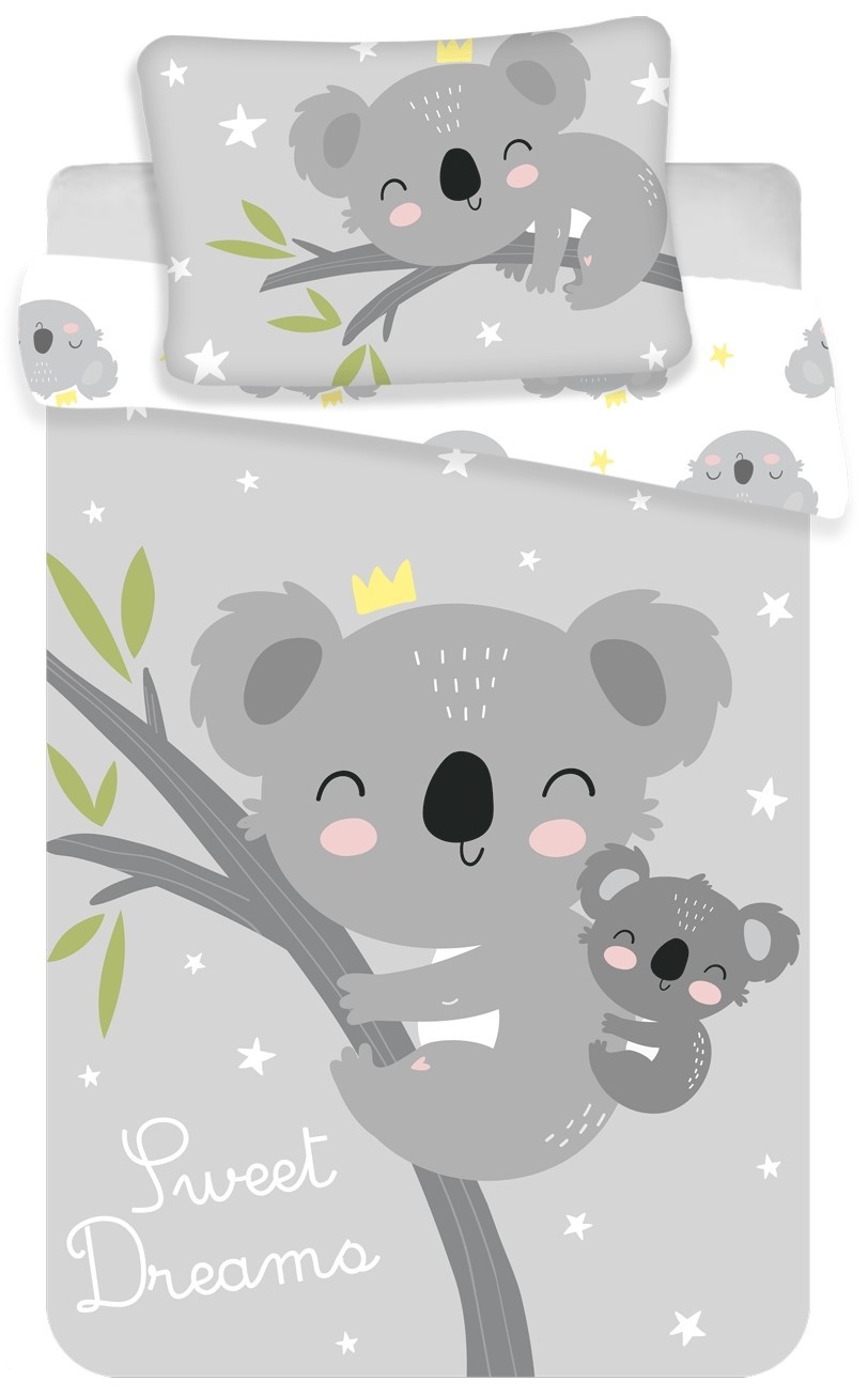 Jerry Fabrics povlečení Koala Sweet Dreams 100x135 cm 40x60 cm 00145-DOPOSKOALAA