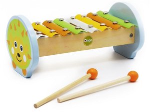 Oops Dřevěný xylofón ježek OP1800824