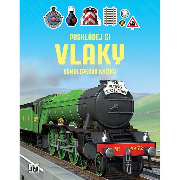 Poskládej si Vlaky Samolepková knížka 2902-9