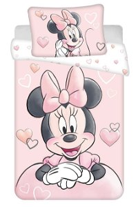 Jerry Fabrics Disney povlečení Minnie Powder pink baby 100 x 135 , 40 x 60 cm 00145-DOPOSTYPOWA