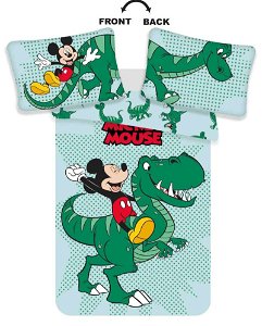 Jerry Fabrics Povlečení do postýlky Mickey Dino baby 100x135, 40x60 cm 00145-DOPOSTYDINA