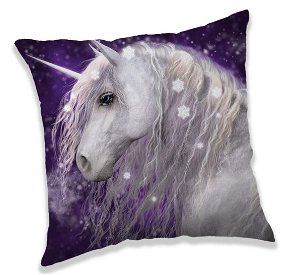 Jerry Fabrics Polštářek Unicorn purple 40x40 cm