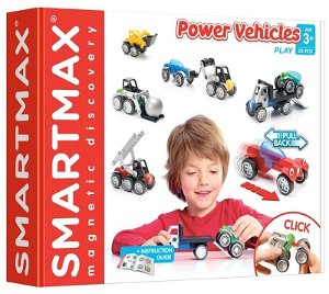 SmartMax magnetická stavebnice mix vozidel SMX303