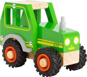 Legler Dřevěný traktor zelená LE11078