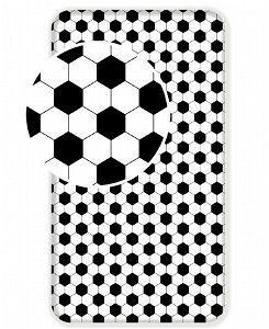 Jerry Fabrics Pružné napínací prostěradlo bavlna Fotbal 90x200/25 011153-PROSTB125A