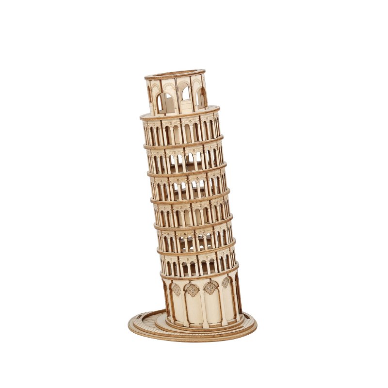 ROBOTIME Rolife 3D dřevěné puzzle Šikmá věž v Pise 137 ks TG304