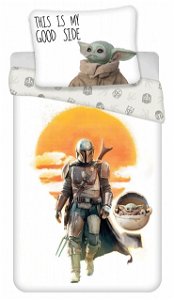 Jerry Fabrics Povlečení bavlna Star Wars "Mandalorian 02" 140x200 70x90 01280-STARWARCMAA