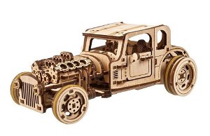 Ugears 3D dřevěné mechanické puzzle The Hot Rod Furious UG70110