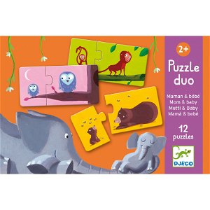 Djeco Puzzle duo Najdi mládě 24 ks DJ08157