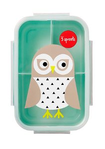 3 Sprouts Lunch Bento Box Owl