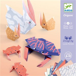 Djeco origami Zvířecí rodinky