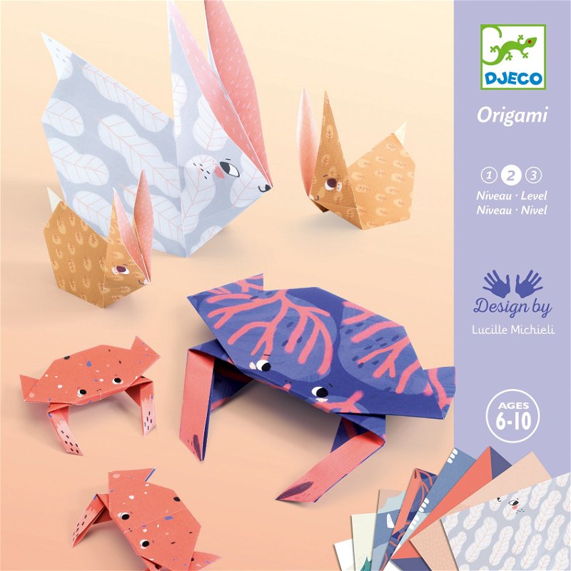 Djeco origami Zvířecí rodinky DJ08759