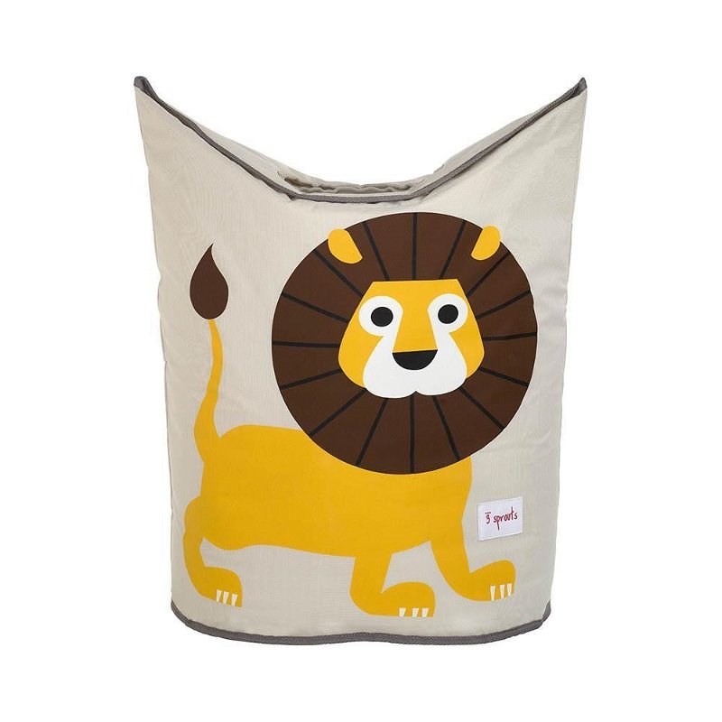 3 Sprouts Laundry Hamper Lion Lev 42904LY
