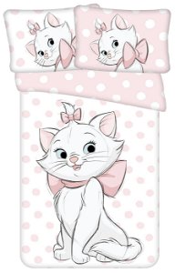Jerry Fabrics Disney povlečení Marie Cat Dots 03 baby 100 x 135, 60 x 40 cm 00145-DOPOSDOT03A