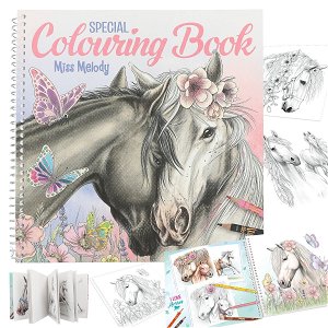 Depesche Germany Omalovánka Miss Melody Special Colouring Book Stínovaní koně 3498990