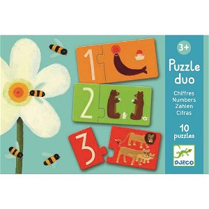 Djeco Duo puzzle čísla 10 párů DJ08151
