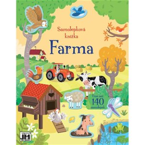 JIRI MODELS Samolepková knížka 140 Farma 3106-0