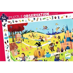 Djeco Vyhledávací puzzle pohádky 54 dílků DJ07561