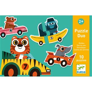 Djeco Duo puzzle Závodní auta 20 dílků DJ08148