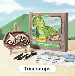MiDeer Vykopávání dinosaurů Triceratops