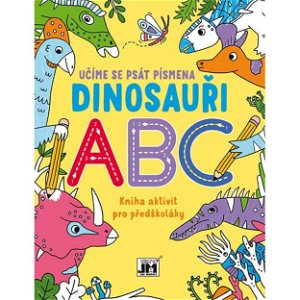 Kniha aktivit pro předškoláky Učíme se psát písmena Dinosauři 3495-5