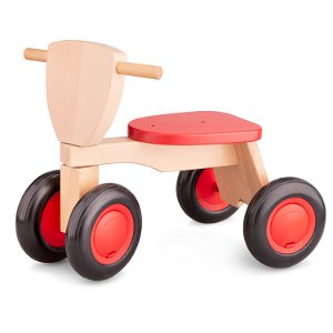 New Classic Toys Dřevěná červená tříkolka 11420