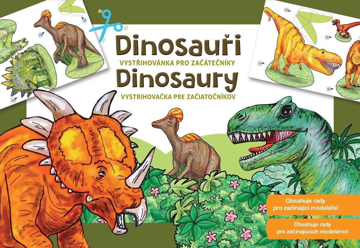 Dinosauři - Vystřihovánky pro začátečníky 242