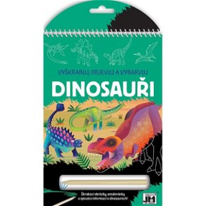 Vyškrabuj objevuj vybarvuj Dinosauři 3459-7