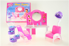 Nábytek Glorie pro panenky Barbie - Kadeřnický salon 