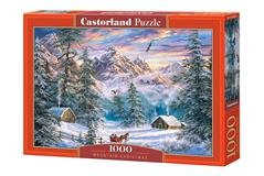 CASTORLAND  puzzle  - Zimní horská krajina 1000 dílků