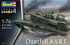 REVELL slepovací model tanku Churchill A.V.R.E. 1:76