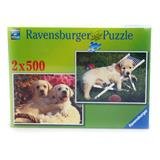 Puzzle Ravensburger Psi 2 x 500 dílků