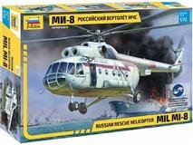 ZVEZDA slepovací model záchranářského vrtulníku MI-8 1:72