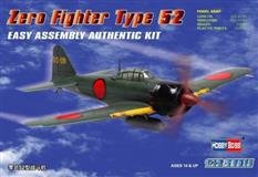 Hobby Boss slepovací model Zero Fighter Type 52 Easy Assembly Authentic Kit 1:72