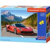 Puzzle Castorland 260 dílků - Červené auto v horách