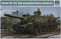 Trumpeter slepovací model Soviet SU-152 Self-propelled Heavy Howitzer 1:35 
