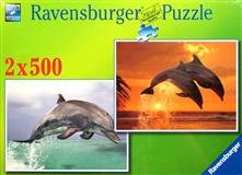 Puzzle Ravensburger Delfíni 2x500 dílků