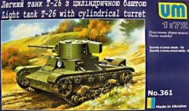 UM slepovací model T-26-4 (w/cylindrical turret) 1:72