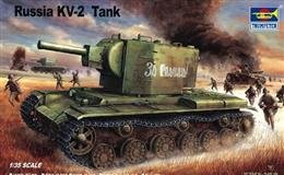 Trumpeter slepovací model Russia KV-2 Tank 14 1:35