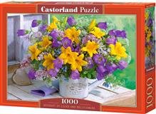 CASTORLAND puzzle - Kytice lilií a zvonečků 1000 dílků