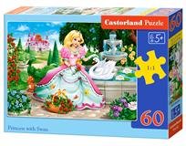 Puzzle Castorland 60 dílků - Princezna s labutí