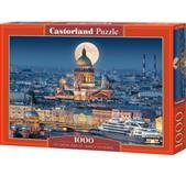 Puzzle Castorland 1000 dílků - Úplněk nad St. Isaakovou katedrálou, St. Petersburg