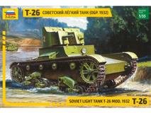 Zvezda slepovací model Soviet light tank T-26 mod.. 1932 1:35 