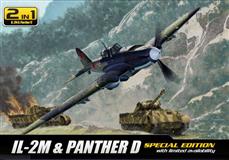 Academy slepovací model set IL-2M & Panther D 1:72 